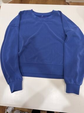 lululemon athletica Blue Crewneck Sweatshirt